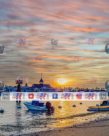 Balboa Island Newport beach overlooking the fun zone