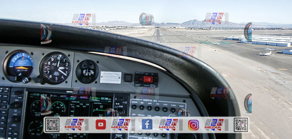 Landing at North Las Vegas on the Diamond Star